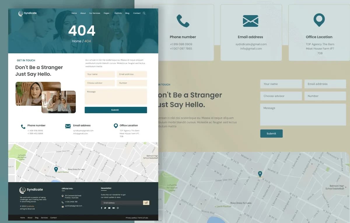 Syndicate — Business & Corporate OctoberCMS Theme gallery image 5