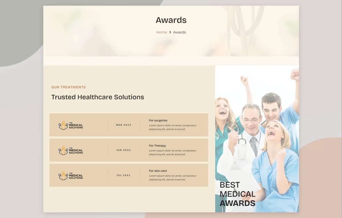 Medicare — Hospital & Medical Next.js + CMS Admin Dashboard Website Template gallery image 4