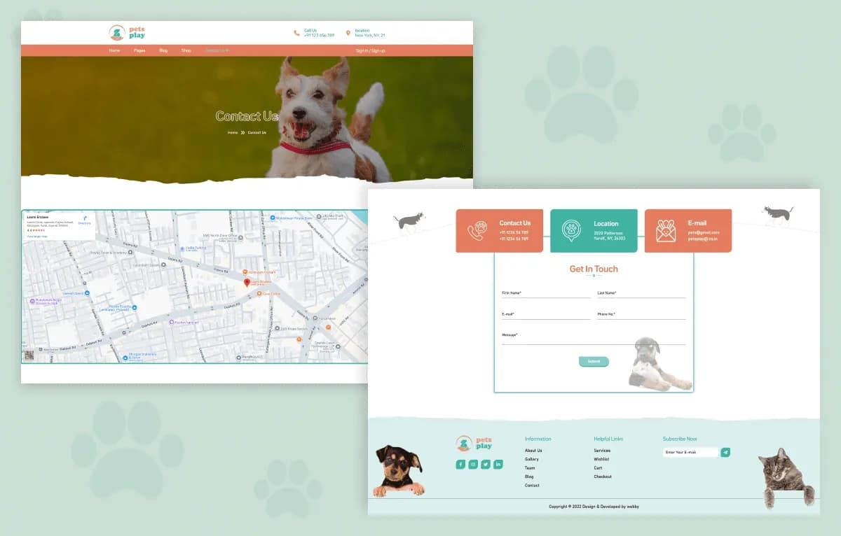 PetsPlay — Pet Care & Veterinary Statamic Starter Kit gallery image 9