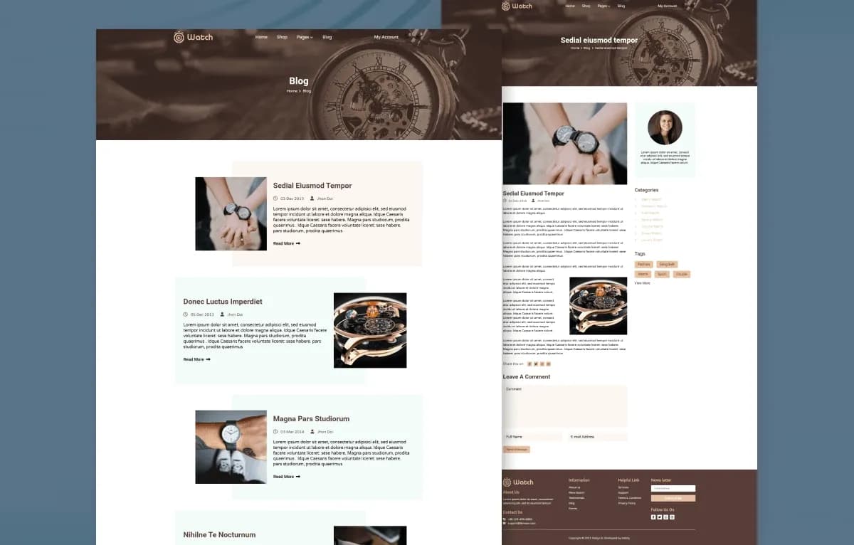 Watch / Luxury Timepieces — Next.js Ecommerce Template with Strapi CMS & Razorpay Checkout gallery image 3