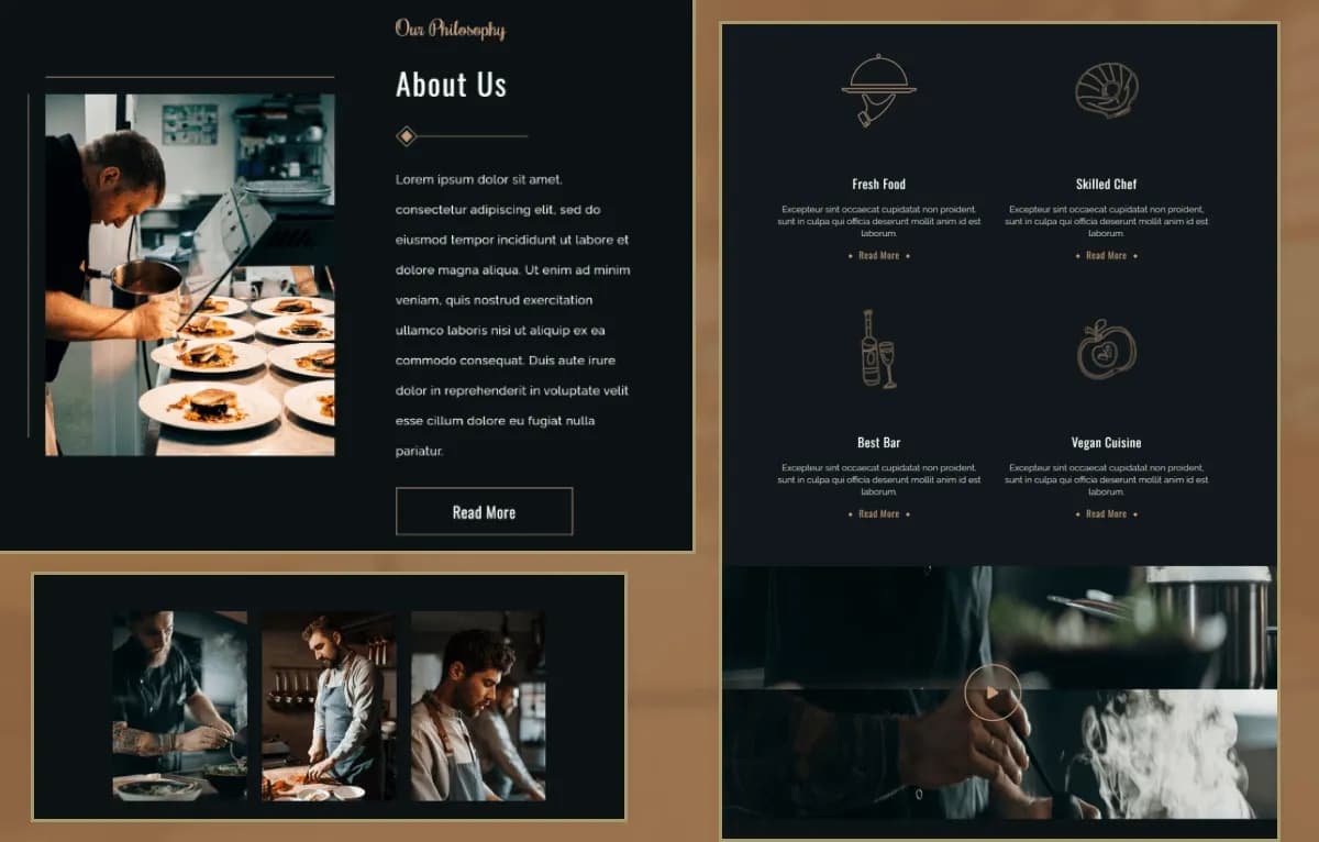 Yummy Food Restaurant — Statamic Restaurant Starter Kit gallery image 2