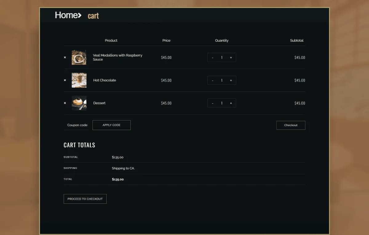 Yummy Food Restaurant — Statamic Restaurant Starter Kit gallery image 7