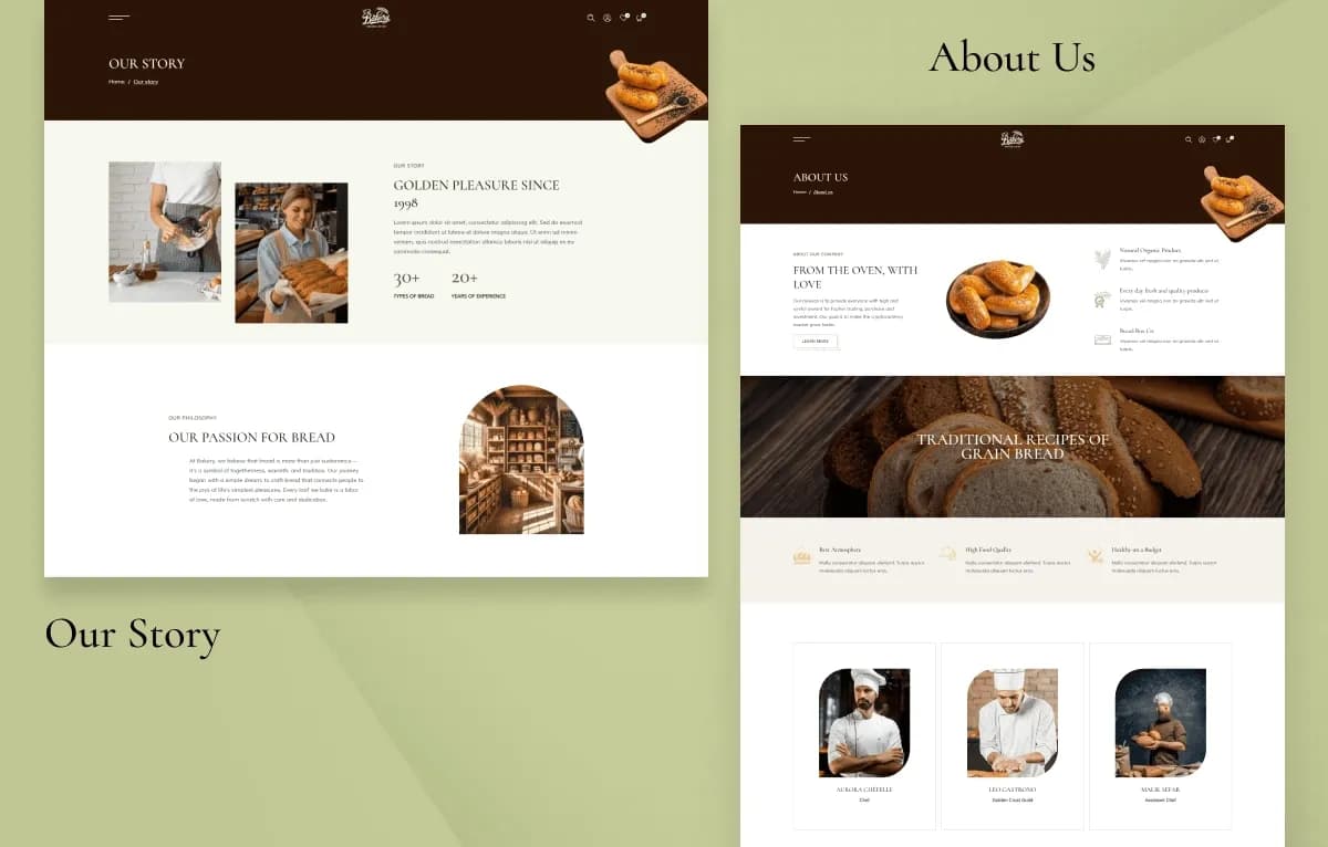 Bakery — Bakery & Cafe HTML Website Template gallery image 2
