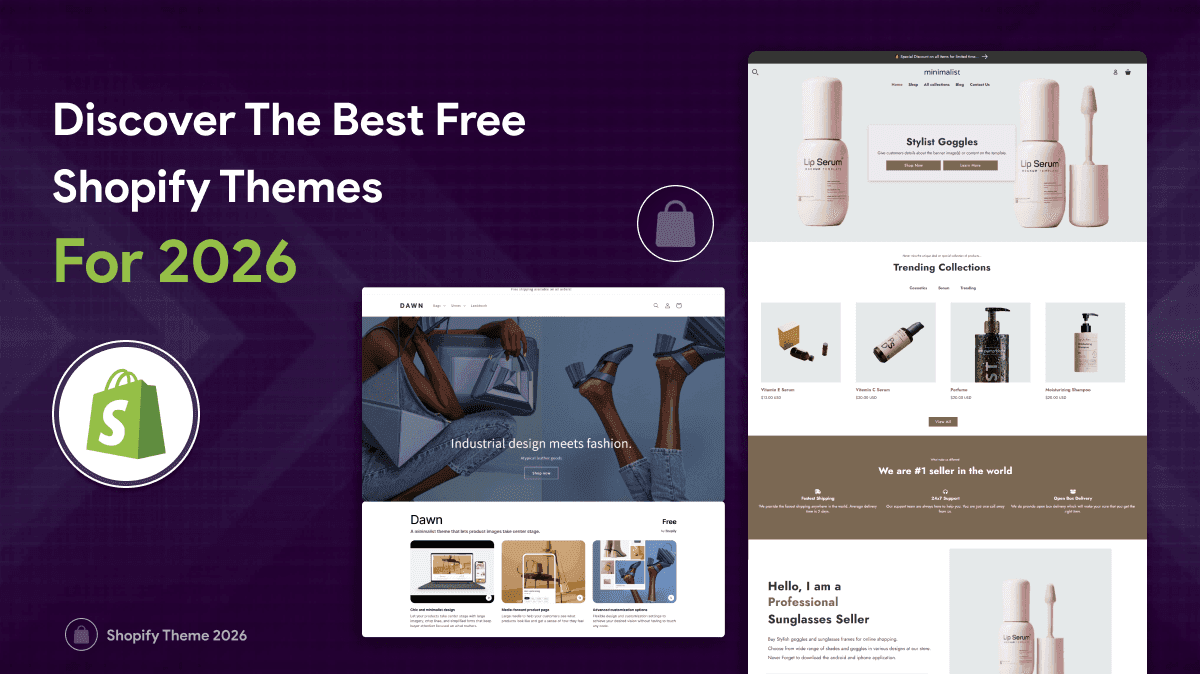Discover the Best Free Shopify Themes for 2026 featured image