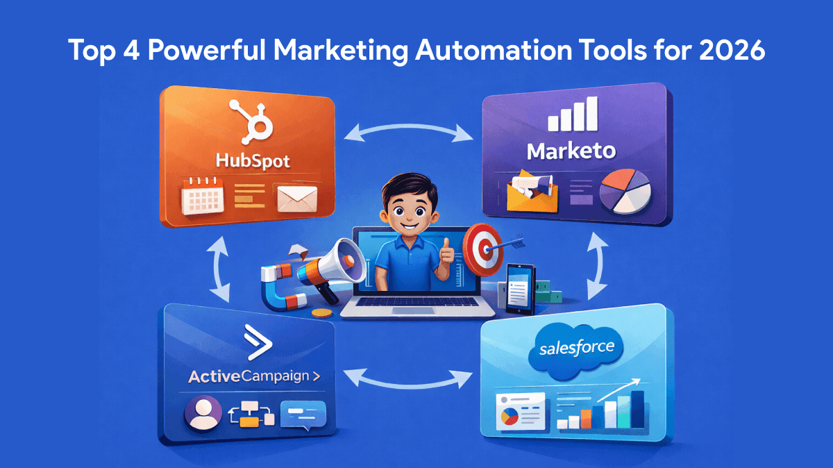 Top 4 Powerful Marketing Automation Tools for 2026 featured image