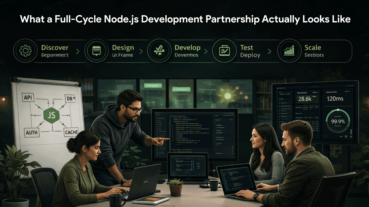 What a Full-Cycle Node.js Development Partnership Actually Looks Like