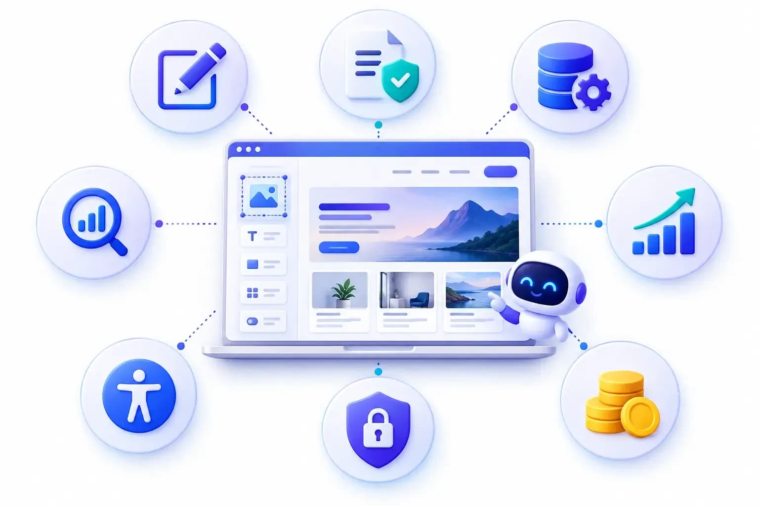 Checklist for evaluating an AI website builder