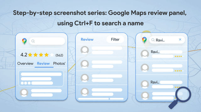 How to Search Google Reviews by Name — 3 Simple Methods